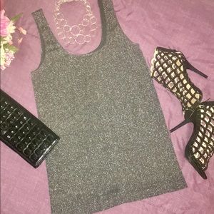 LAST TANGO STRETCH METALIC SPARKLE TANK